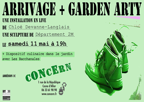 Carton d'invitation Arrivage + garden arty - Ralf Nuhn