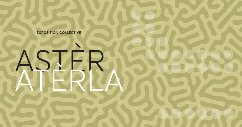 Carton d'invitation expo ASTER-ATERLA au CCC OD