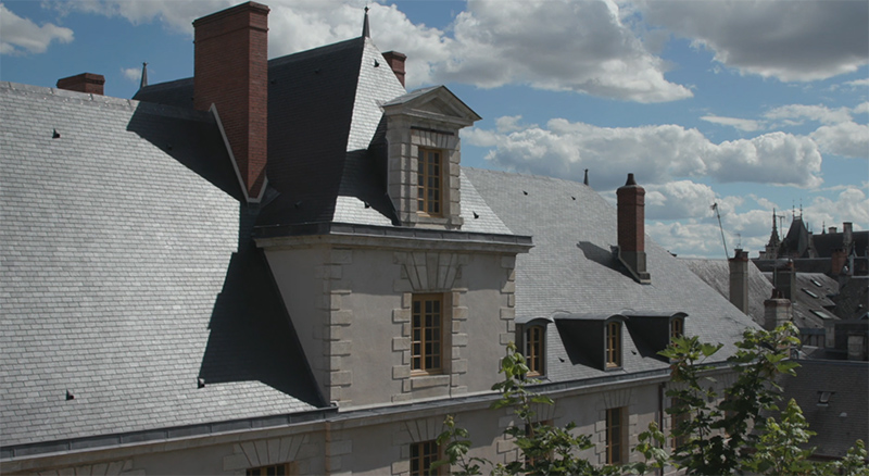 Vue sur la toiture de l'ENSA Bourges